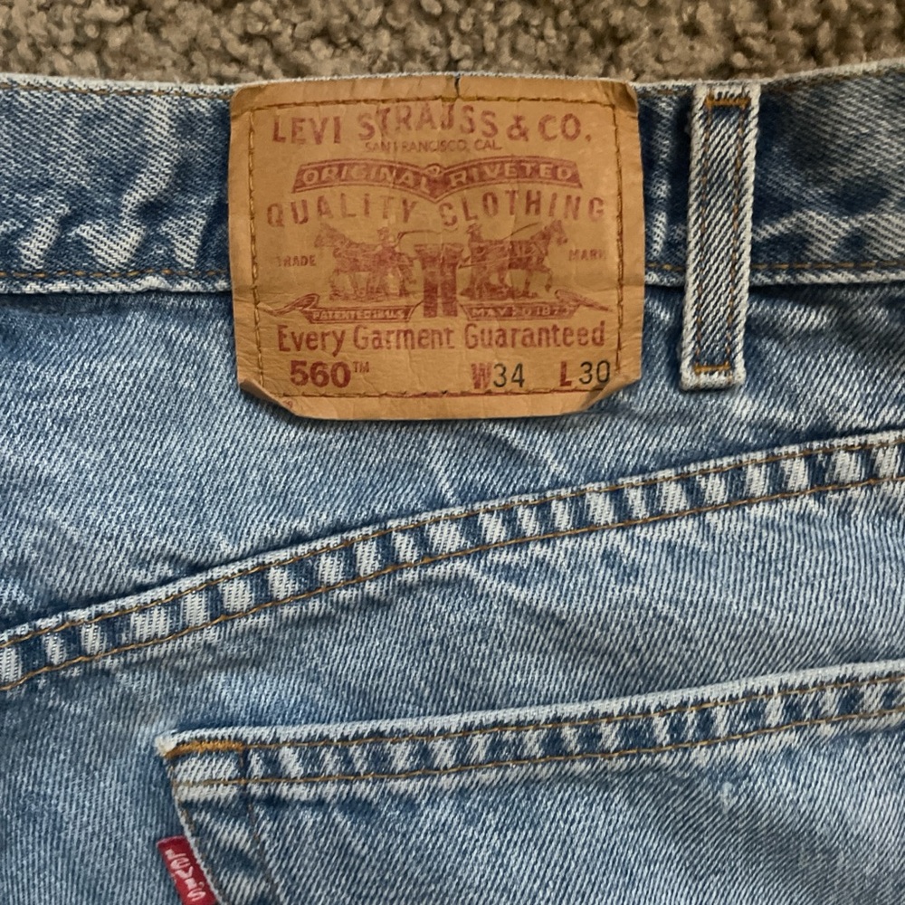Levi’s 560™️ Lightwash Loose Fit Tapered Leg Jeans